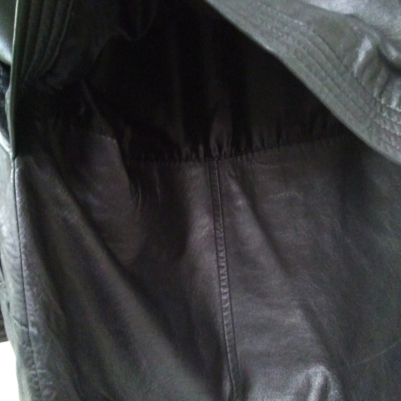 Ms Maxima Soft Leather Jacket Black Size SM/44 Korea - Picture 5 of 8